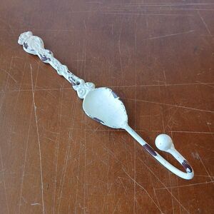 Antique Spoon Wall Hook, Victorian Farm House Organization Fixture Hobby Lobby